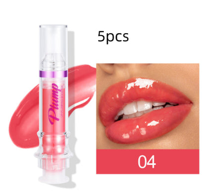 New Tube Lip Gloss – Rich Color, Slight Plumping Effect, Mirror Shine Liquid Lipstick, Hydrating Honey Glass Finish Lip Color (USA)