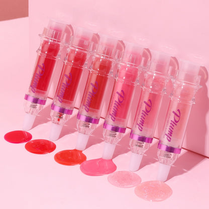 New Tube Lip Gloss – Rich Color, Slight Plumping Effect, Mirror Shine Liquid Lipstick, Hydrating Honey Glass Finish Lip Color (USA)