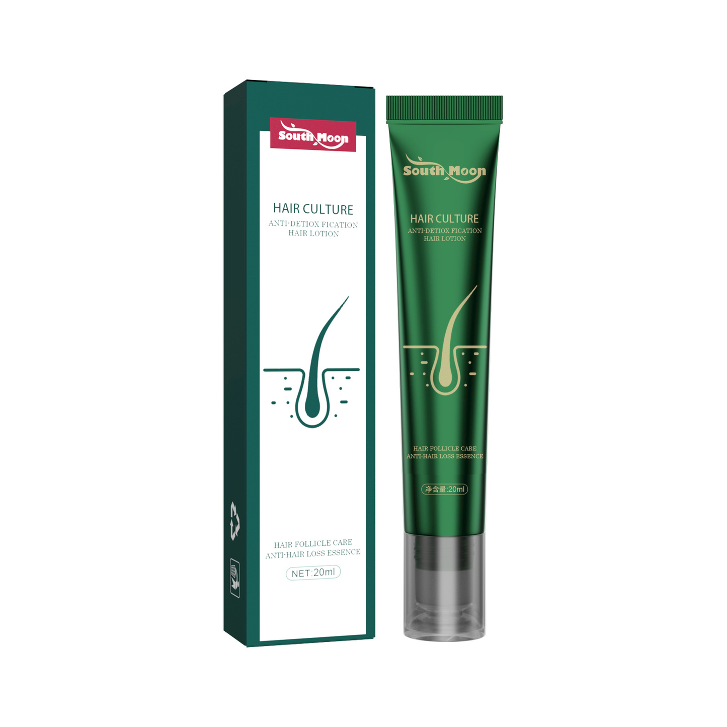 South Moon Anti-Hair Loss & Breakage Hair Growth Serum Hair Root Damage Repair Ginger Hair Serum (USA)