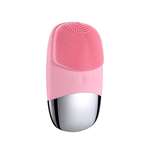 Mini Silicone Electric Facial Cleansing Brush – Waterproof Face Cleanser & Skin Massager for Deep Pore Cleaning & Exfoliation (USA)