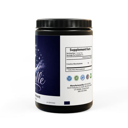 Lunavelle Beauty Creatine Monohydrate Supplement 300g (10.58 oz) – Micronized Creatine Powder for Strength, Performance & Muscle Support