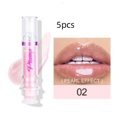 New Tube Lip Gloss – Rich Color, Slight Plumping Effect, Mirror Shine Liquid Lipstick, Hydrating Honey Glass Finish Lip Color (USA)