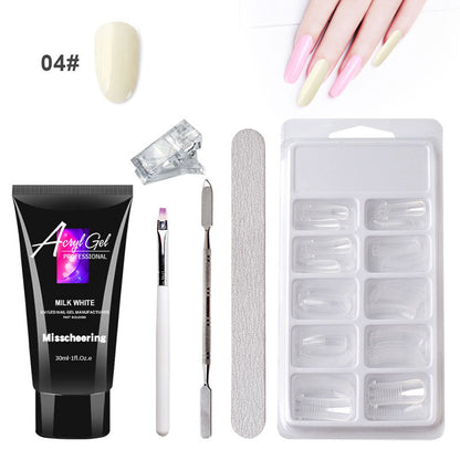Painless Crystal Gel Nail Extension Kit for Quick Nail Art