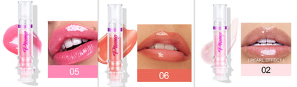 New Tube Lip Gloss – Rich Color, Slight Plumping Effect, Mirror Shine Liquid Lipstick, Hydrating Honey Glass Finish Lip Color (USA)