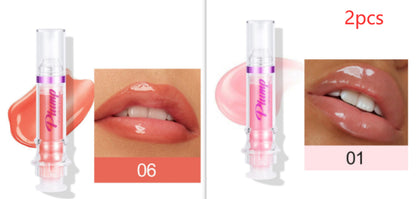 New Tube Lip Gloss – Rich Color, Slight Plumping Effect, Mirror Shine Liquid Lipstick, Hydrating Honey Glass Finish Lip Color (USA)