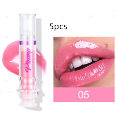 New Tube Lip Gloss – Rich Color, Slight Plumping Effect, Mirror Shine Liquid Lipstick, Hydrating Honey Glass Finish Lip Color (USA)