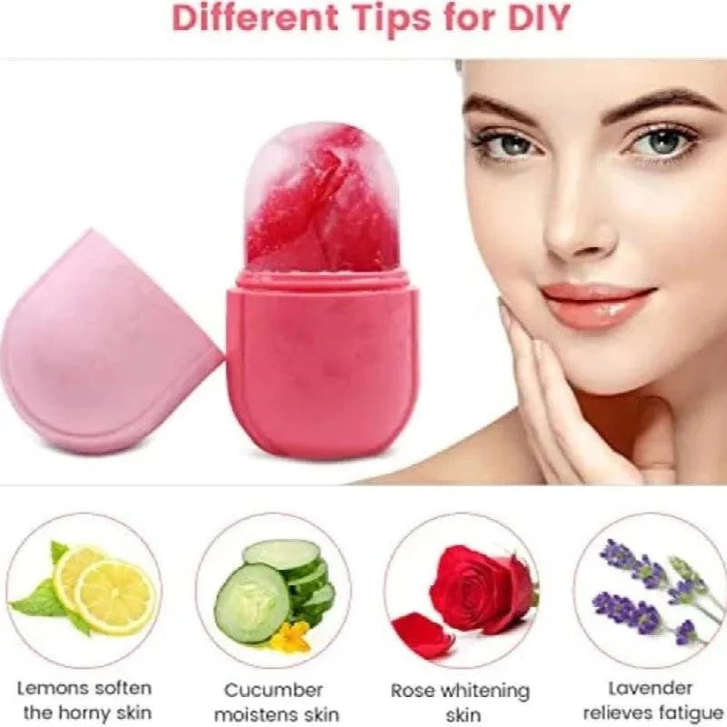 بكرة الوجه الثلجية المتوهجة - أداة لشد البشرة وتخفيف الانتفاخ لبشرة مشرقة ومنتعشة (الإمارات العربية المتحدة)