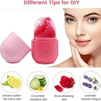 بكرة الوجه الثلجية المتوهجة - أداة لشد البشرة وتخفيف الانتفاخ لبشرة مشرقة ومنتعشة (الإمارات العربية المتحدة)