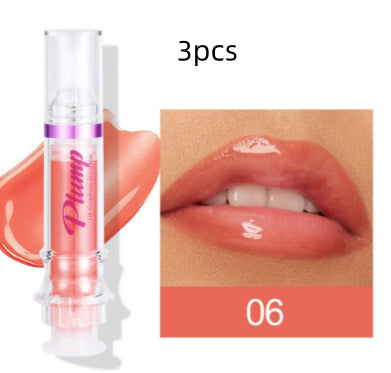 New Tube Lip Gloss – Rich Color, Slight Plumping Effect, Mirror Shine Liquid Lipstick, Hydrating Honey Glass Finish Lip Color (USA)