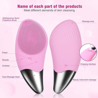 Facial Cleansing Brush for Women – Electric Deep Pore Cleanser for Clear & Glowing Skin (UAE)