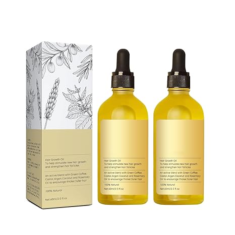 زيت لنمو الشعر – تركيبة ضد تساقط الشعر، لنمو سريع وتكثيف (الإمارات)