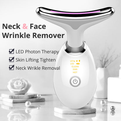 EMS Thermal Neck Lifting Massager | Electric Microcurrent Wrinkle Remover