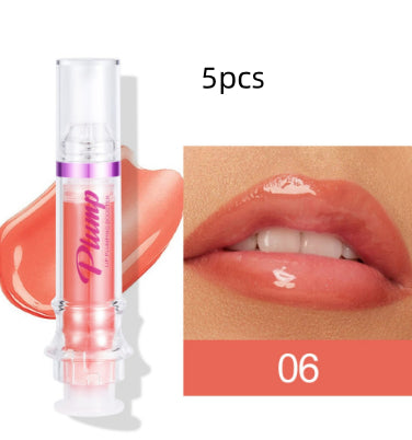 New Tube Lip Gloss – Rich Color, Slight Plumping Effect, Mirror Shine Liquid Lipstick, Hydrating Honey Glass Finish Lip Color (USA)