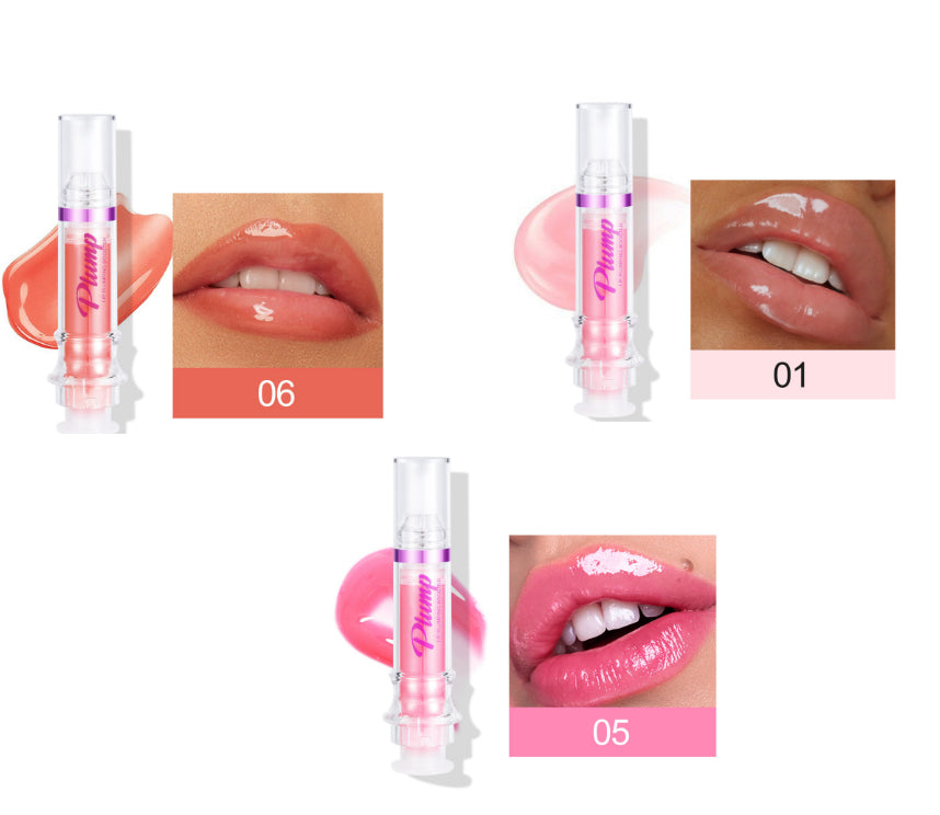 New Tube Lip Gloss – Rich Color, Slight Plumping Effect, Mirror Shine Liquid Lipstick, Hydrating Honey Glass Finish Lip Color (USA)