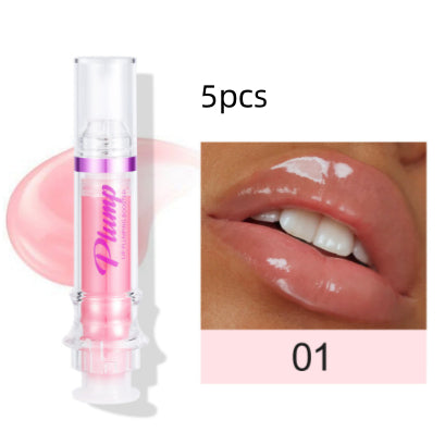 New Tube Lip Gloss – Rich Color, Slight Plumping Effect, Mirror Shine Liquid Lipstick, Hydrating Honey Glass Finish Lip Color (USA)