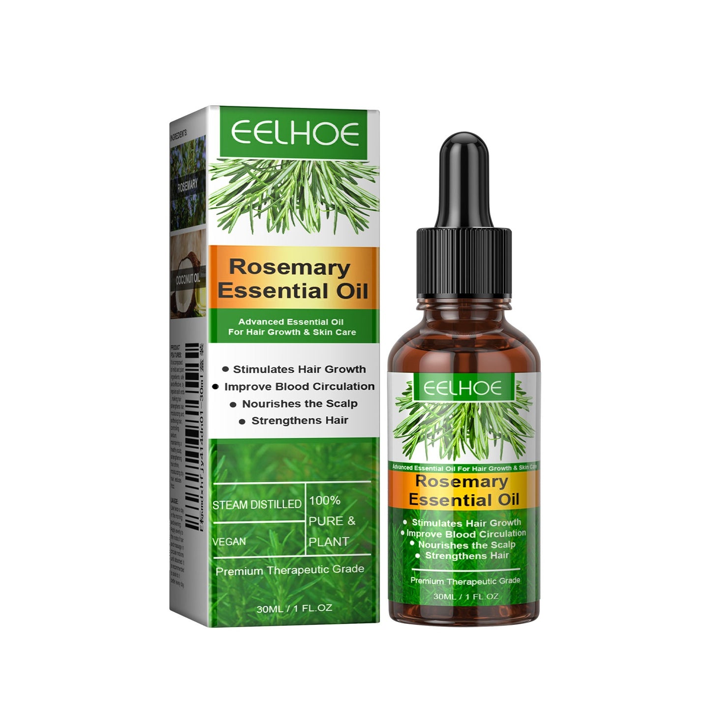 EELHOE Rosemary Moisturizing Conditioning Oil Anti-Breakage Nourishing Scalp Hair Growth Conditioning Oil (USA)