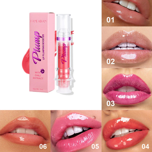 New Tube Lip Gloss – Rich Color, Slight Plumping Effect, Mirror Shine Liquid Lipstick, Hydrating Honey Glass Finish Lip Color (USA)
