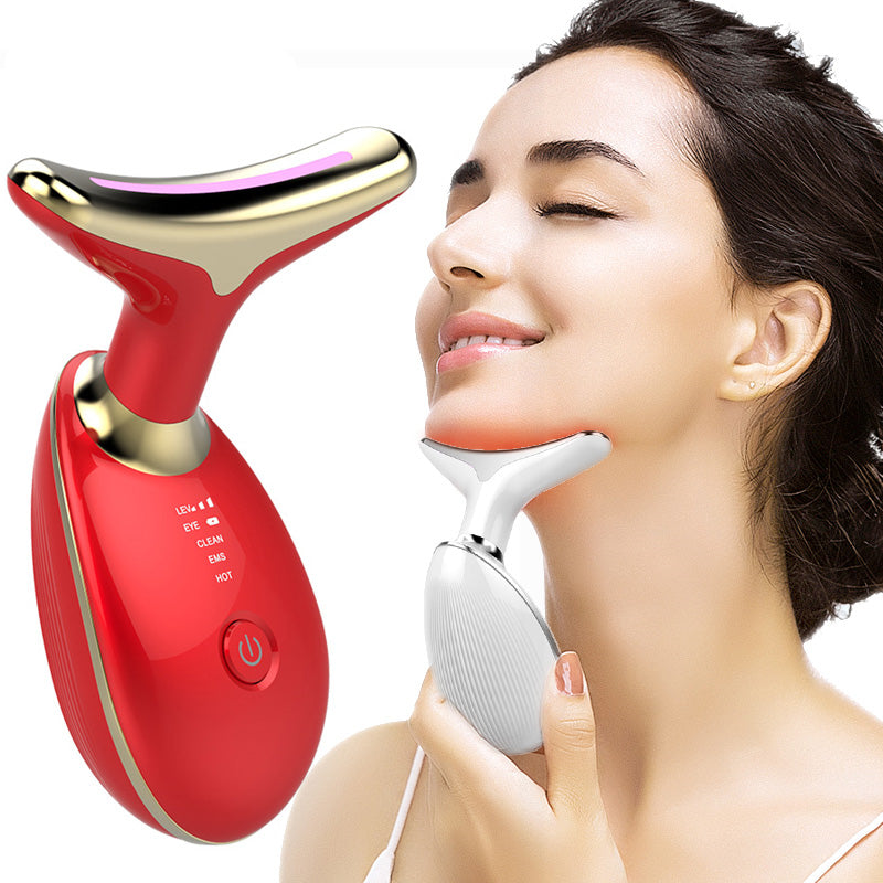 EMS Thermal Neck Lifting Massager | Electric Microcurrent Wrinkle Remover