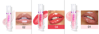 New Tube Lip Gloss – Rich Color, Slight Plumping Effect, Mirror Shine Liquid Lipstick, Hydrating Honey Glass Finish Lip Color (USA)