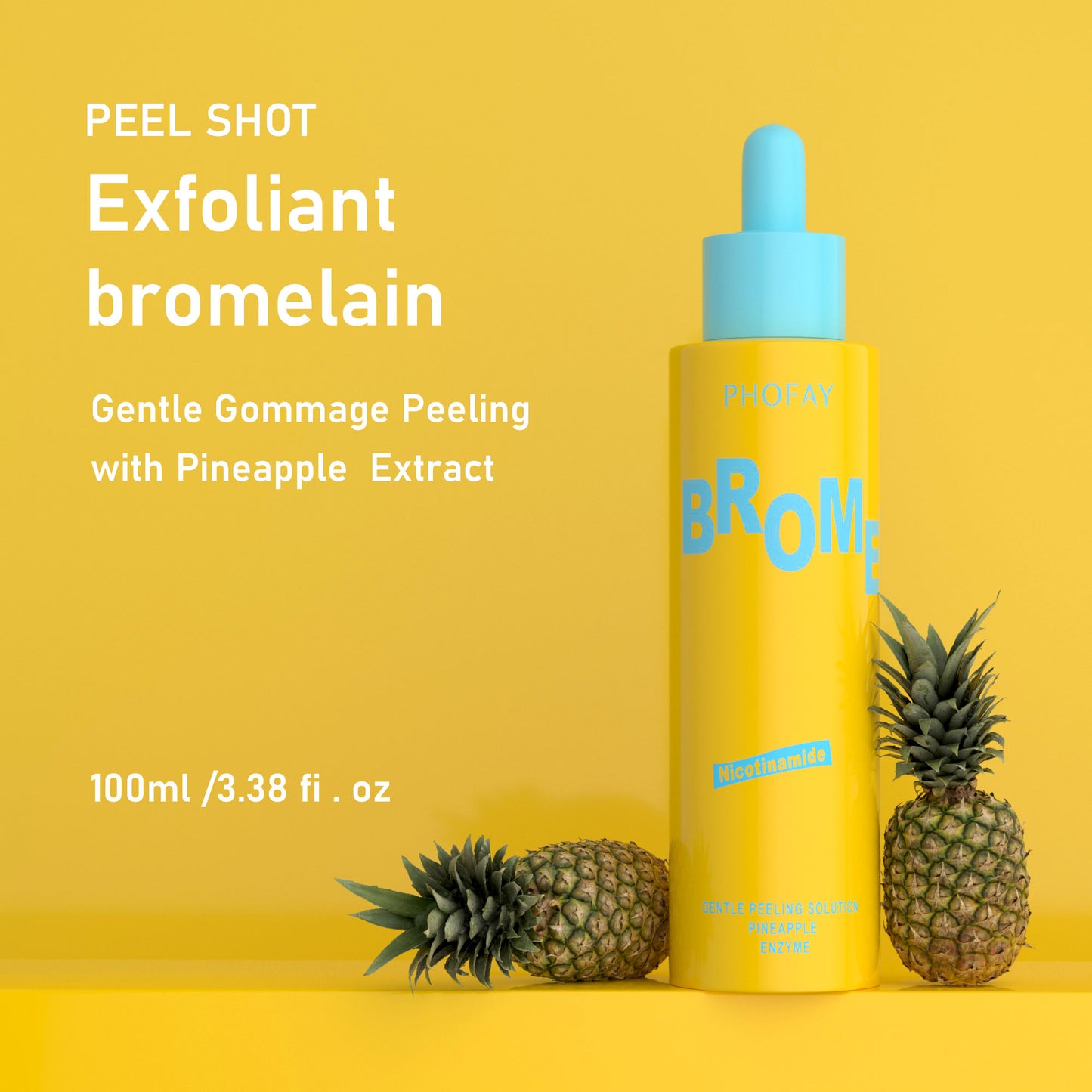 Papaya Enzyme AHA BHA Gentle Peeling Solution – Exfoliating Face Peel for Brightening, Acne & Dark Spot Removal (USA)