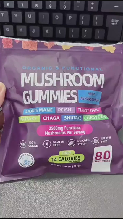 Mushroom Soft Candy Supplement Tablets for Daily Nutrition