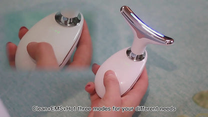 EMS Thermal Neck Lifting Massager | Electric Microcurrent Wrinkle Remover